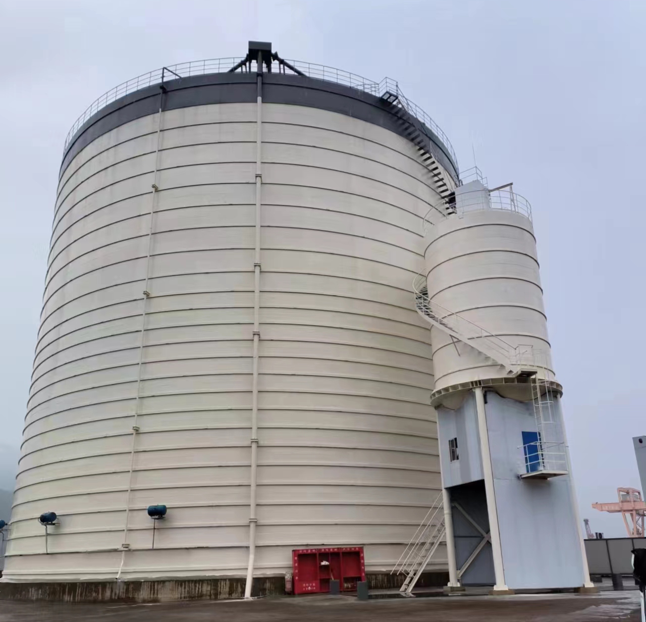 山丹10万吨水泥钢板库