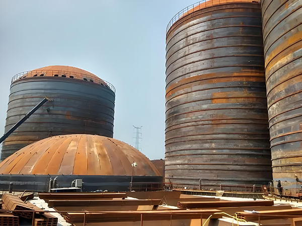 山丹焦粉钢板仓